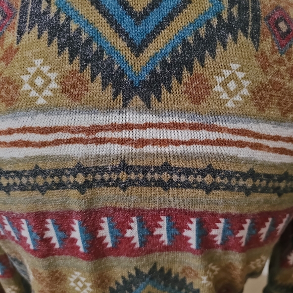 Aztec long-sleeve dress - Picture 4 of 4